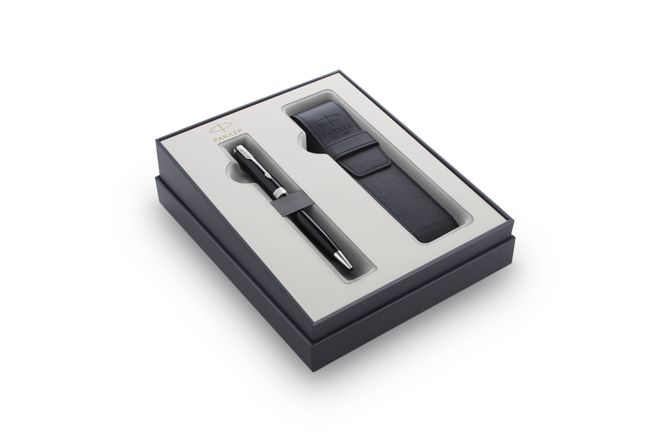 Długopis Parker Sonnet czarna laka CT + etui